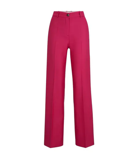 Pantalon Tireka Femme Rose Vif Boss
