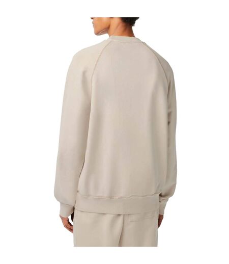 Unisex Adult Organic Cotton Sweatshirt Beige Lacoste