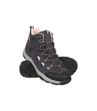 Womens/ladies adventurer waterproof walking boots purple Mountain Warehouse
