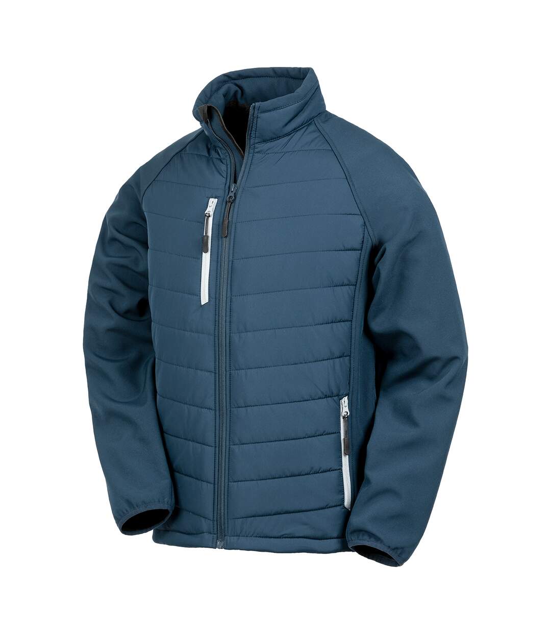 Veste softshell compass femme bleu marine / gris Result