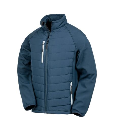 Result Womens/Ladies Compass Soft Shell Jacket (Navy/Gray)