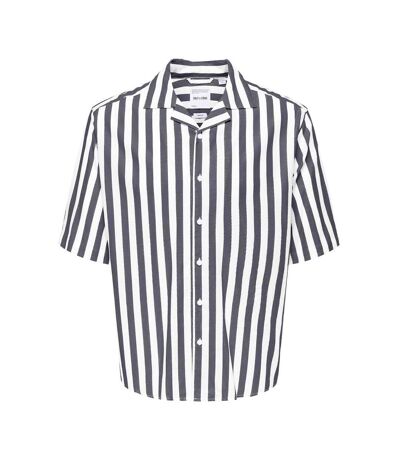 Chemise blanche/grise homme only & sons stes - l