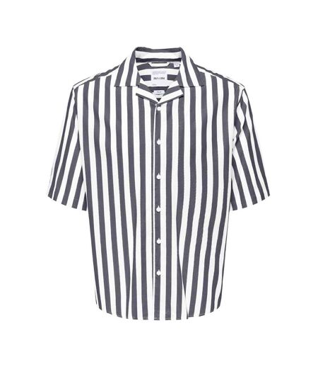 Chemise blanche/grise homme only & sons stes - l