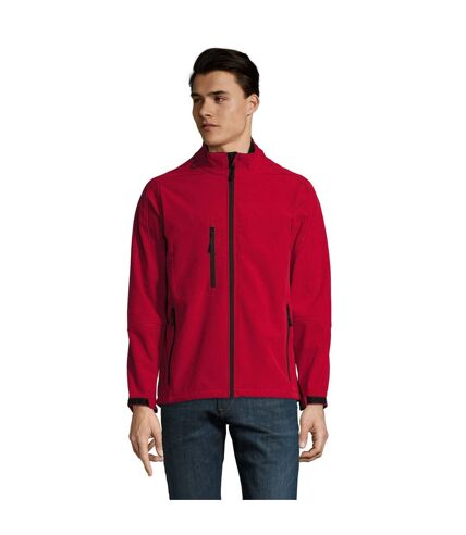 SOLS Mens Relax Soft Shell Jacket (Breathable, Windproof And Water Resistant) (Red) - UTPC347