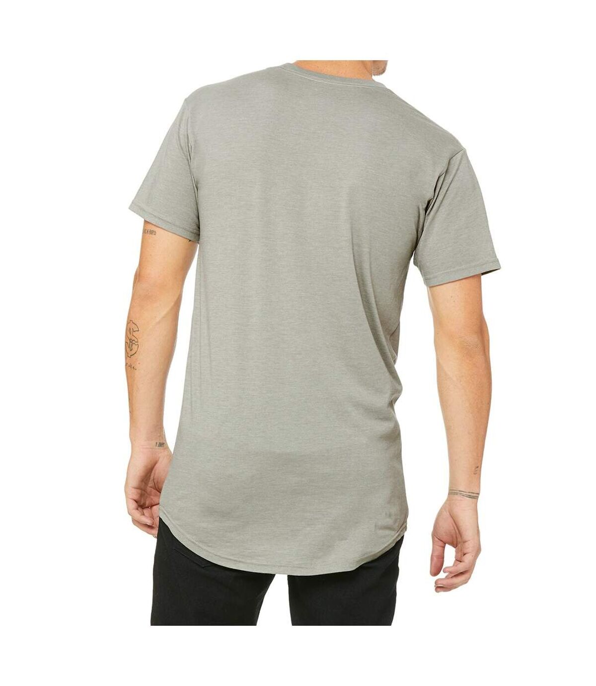 Bella + Canvas Urban - T-shirt long - Homme (Heather Stone) - UTRW4914