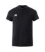 Unisex adult polo shirt black Canterbury-1