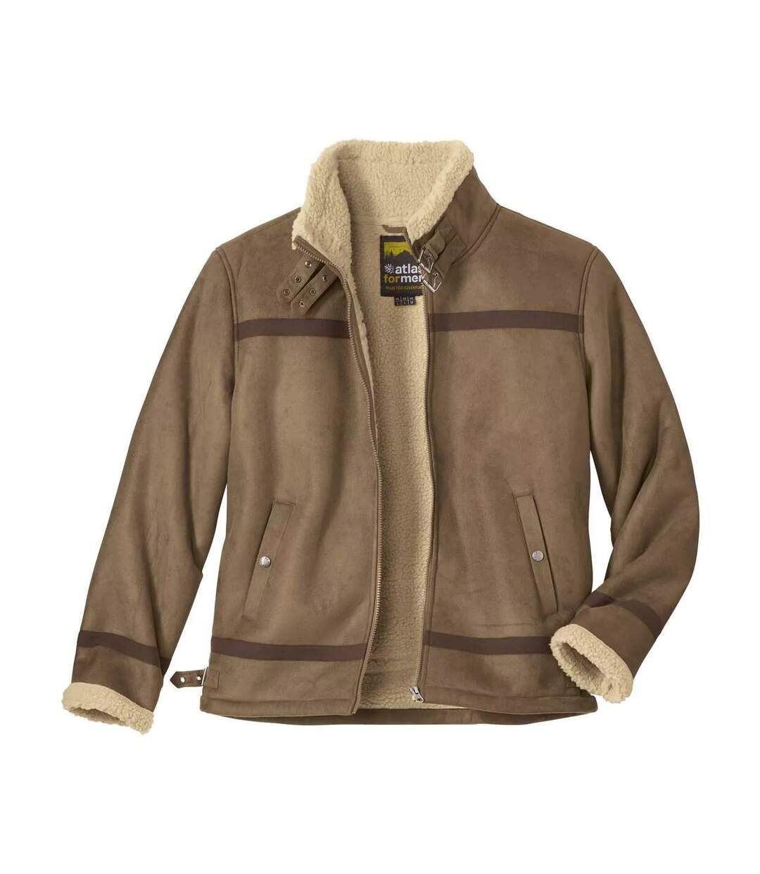 Doudoune matelassée homme brun-beige Atlas For Men-1