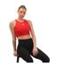 Haut court hyperglam femme rouge / blanc Adidas-4