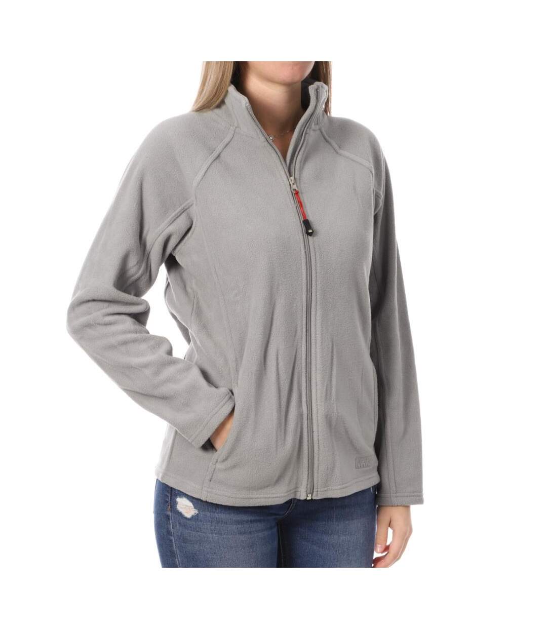 Polaire zippé gris femme impérial classic pola-1