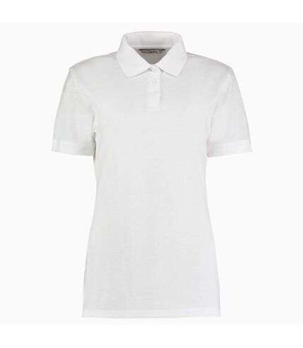 Kustom Kit Ladies Klassic Superwash Short Sleeve Polo Shirt (White)