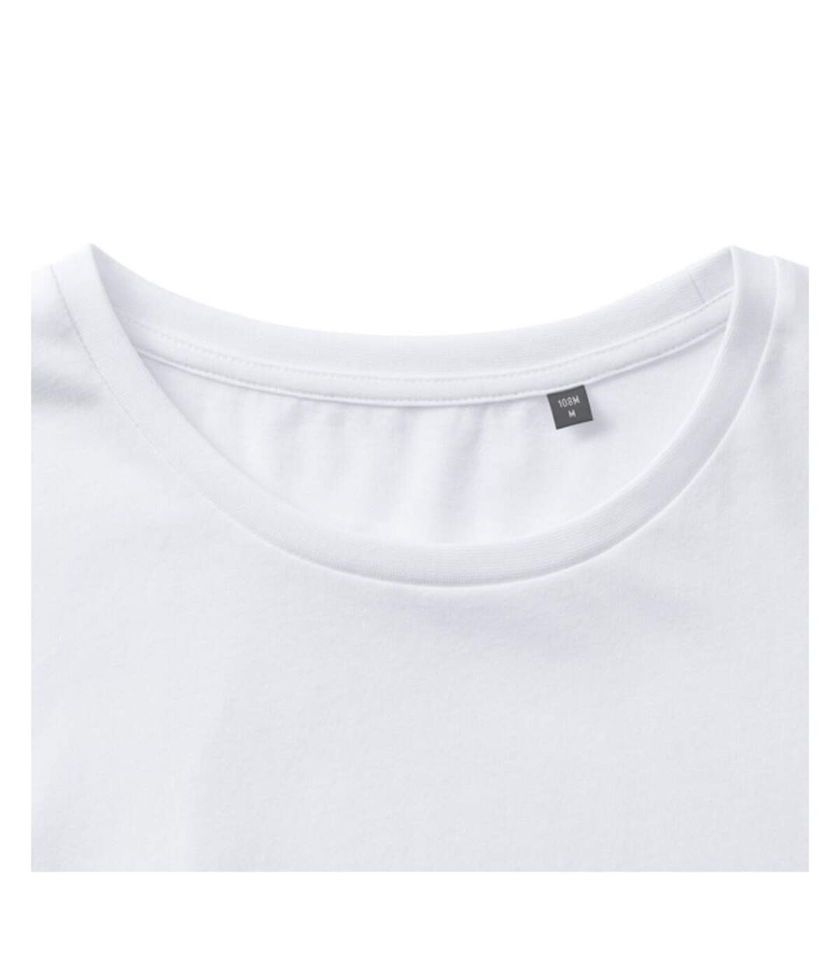 Russell Mens Pure Organic Short-Sleeved T-Shirt (Black)