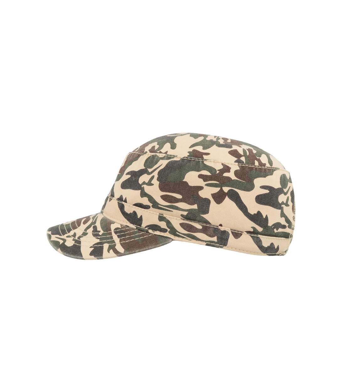 Casquette militaire en serge de coton mixte camouflage beige Atlantis-3