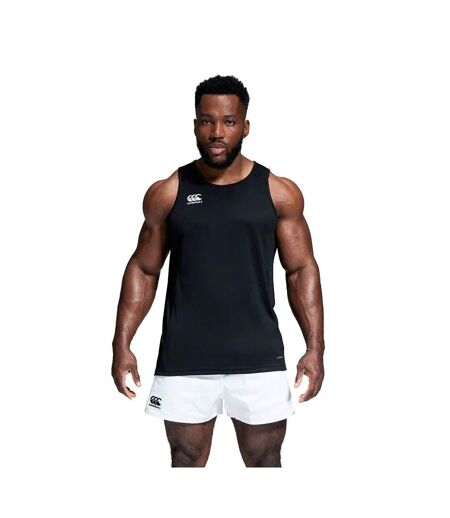 Mens Club Dry Tank Top Black Canterbury