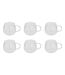 Lot de 6 Mugs en Verre Pumpkin 35cl Transparent-1