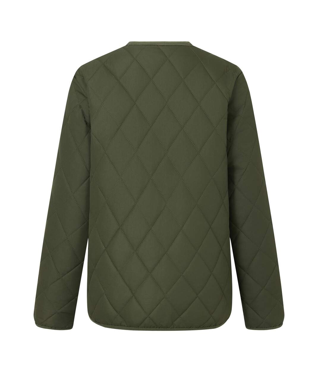 Womens/ladies Maia Quilted Padded Jacket Dark Khaki Wood Brown Regatta-3