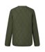 Womens/ladies Maia Quilted Padded Jacket Dark Khaki Wood Brown Regatta-3