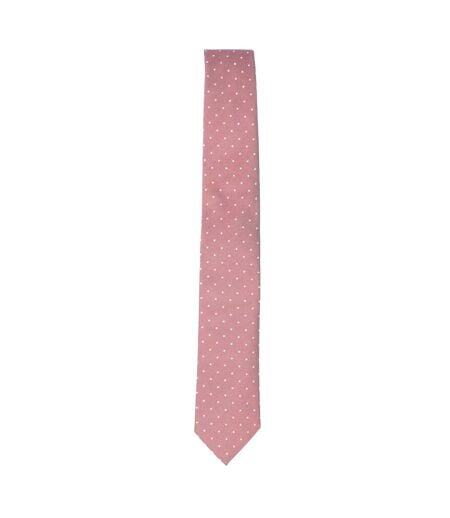Plain Silk Tie One Size Pink Hugo Boss