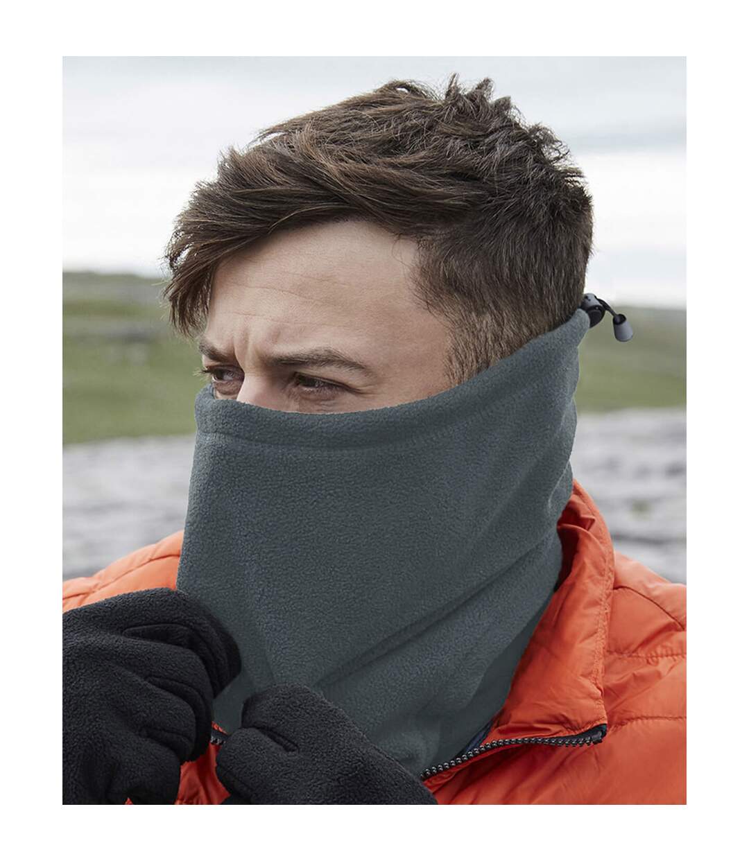 Beechfield Unisex Adult Fleece Recycled Snood (Steel Grey) (One Size) - UTRW8265-2