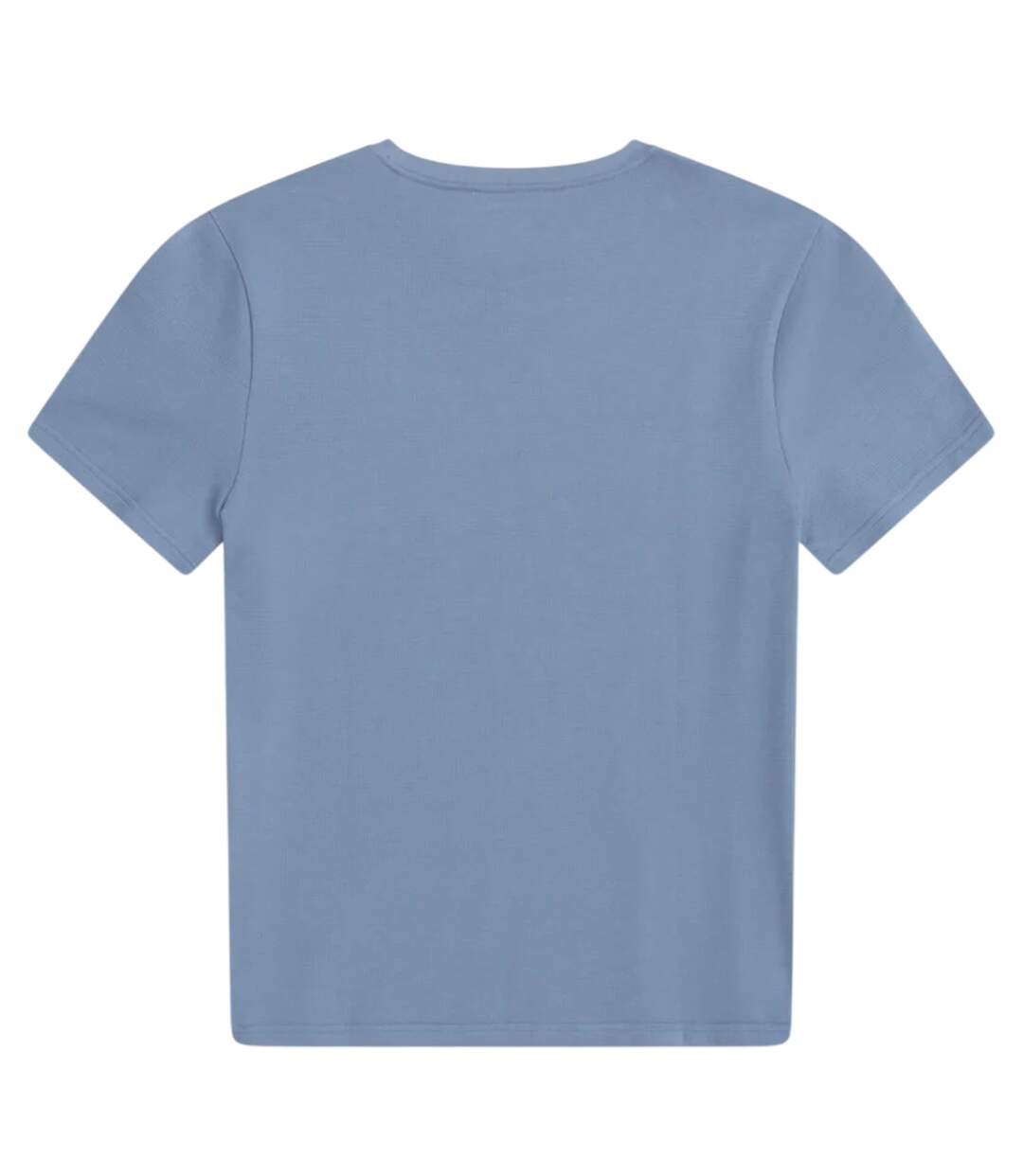 Mens Textured Chest Pocket T-shirt Blue Animal-2