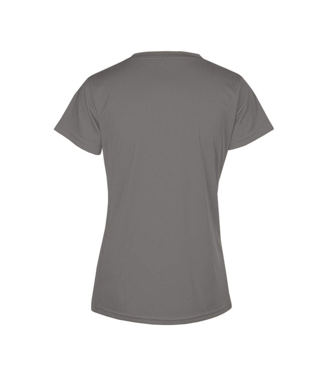 T-shirt Femme Gris Clair Uni Promodoro-2