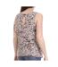Top rose/turquoise/beige femme vero moda easy-2
