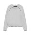 Pull gris femme vero moda happy-1