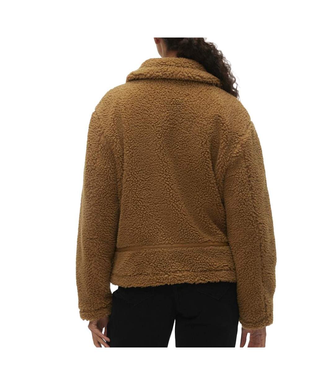 Veste marron femme vero moda nadia - m-2