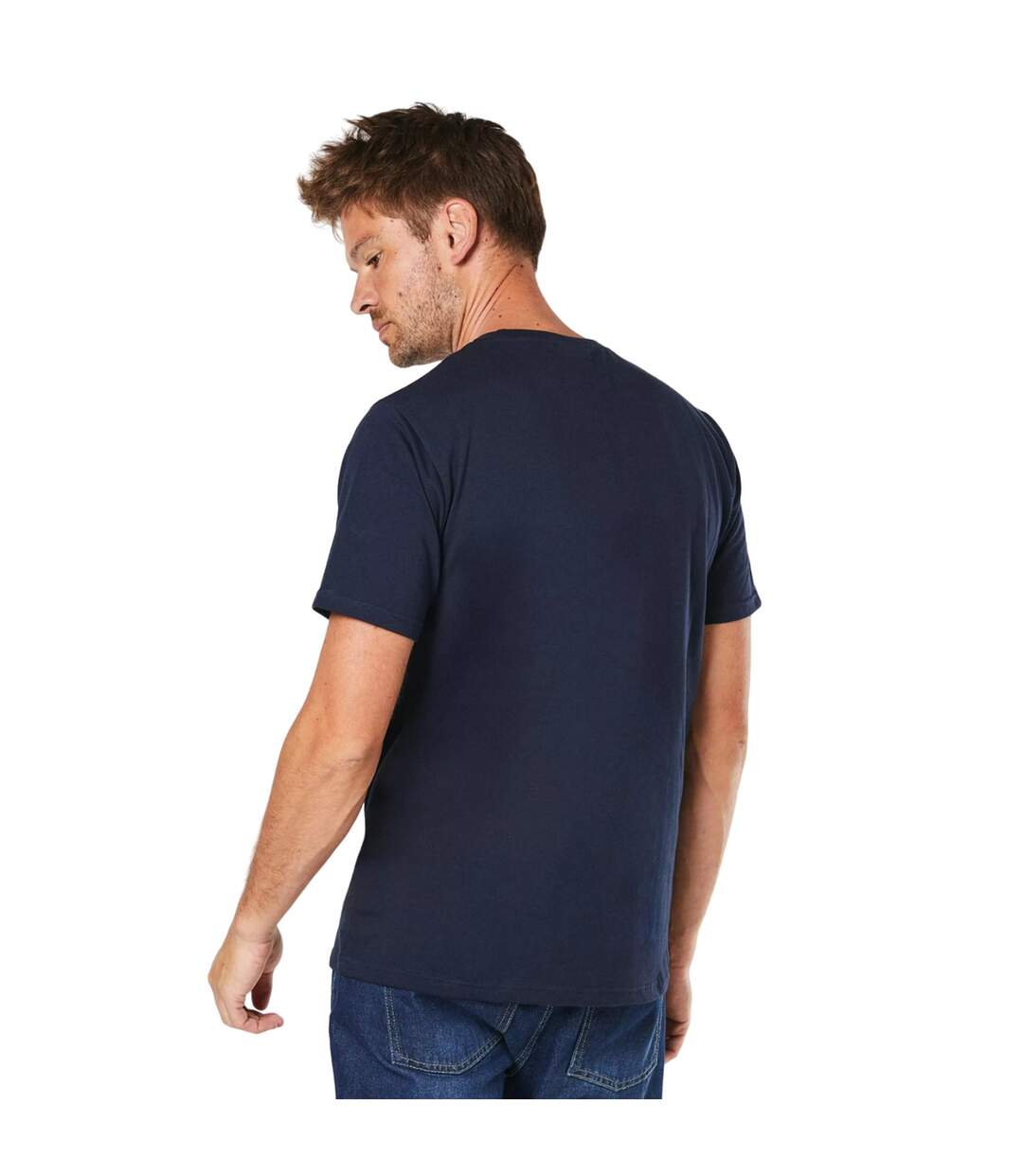 T-shirt endless summer homme bleu marine Maine-2