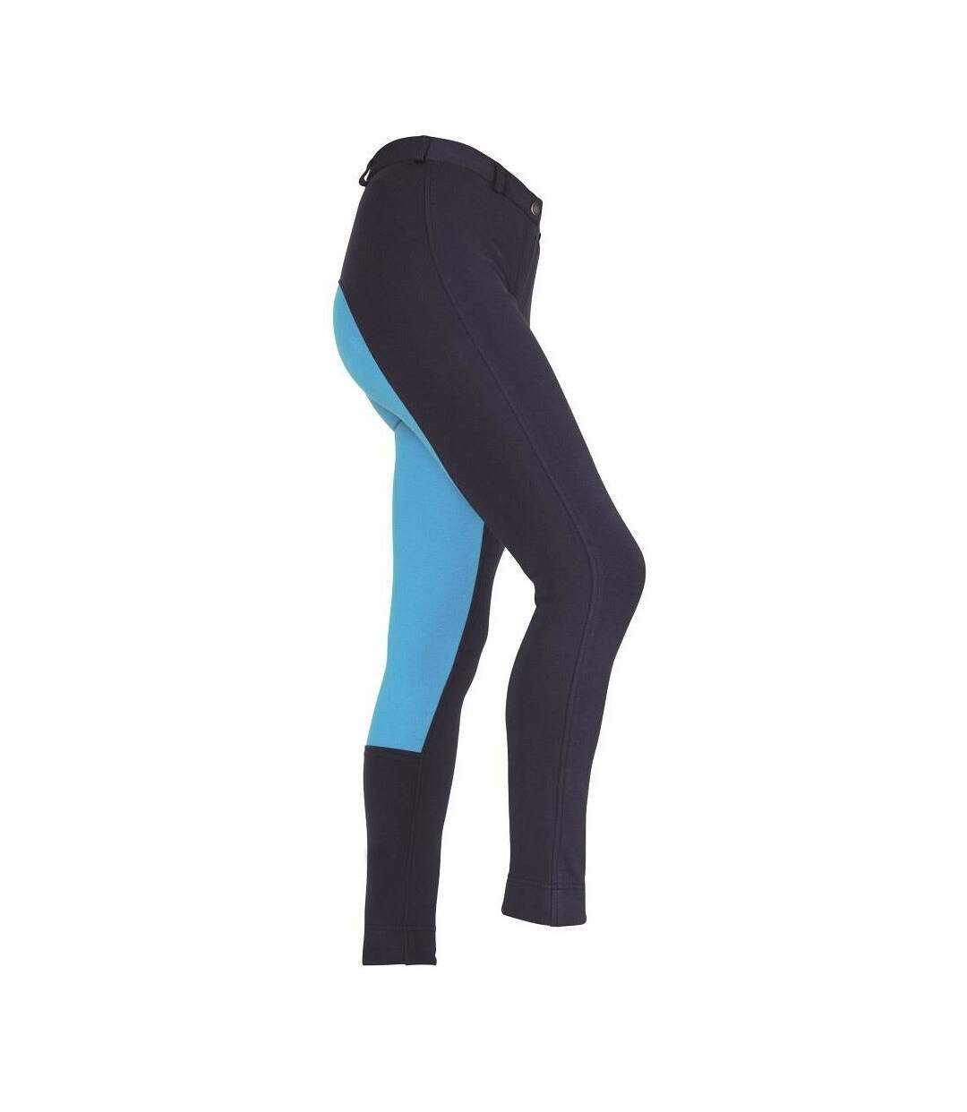 Pantalon jodhpur femme bleu marine / turquoise Wessex-1