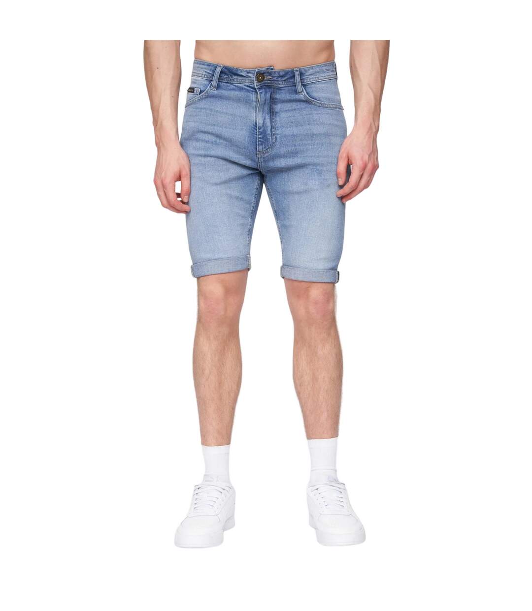 Short flex homme bleu clair délavé Henleys-1