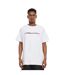 T-shirt Homme Live In The Moment Vivre Le Moment Présent Blanc Mister Tee-4