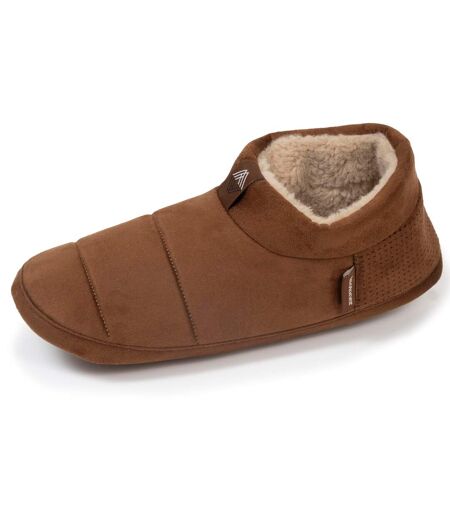 Isotoner Chaussons extra-light Bottillons homme suédine - semelle gomme ultra souple