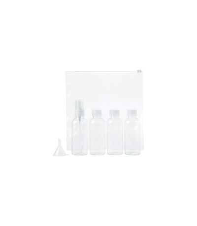 Set De Bouteilles De Voyage Approuvé Par Tokyo Airline 18.5 X 3.7 X 18cm Transparent Bullet