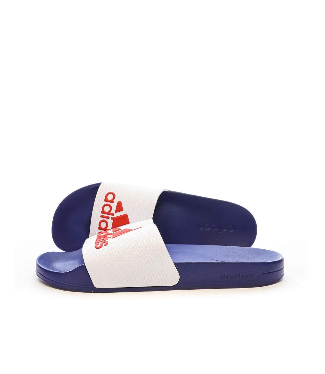 Claquettes Blanc/Bleu Homme Adidas Adilette Shower HQ6885 - 40.5-1