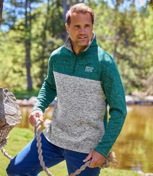 Sweat-shirt Homme 1/4 Zip COOFANDY - Col Montant, Manches Longues, Coupe Regular, Polyvalent Pour Toutes Les Saisons