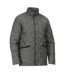 Regatta Mens Londyn Wool Effect Padded Jacket (Dark Grey Marl)