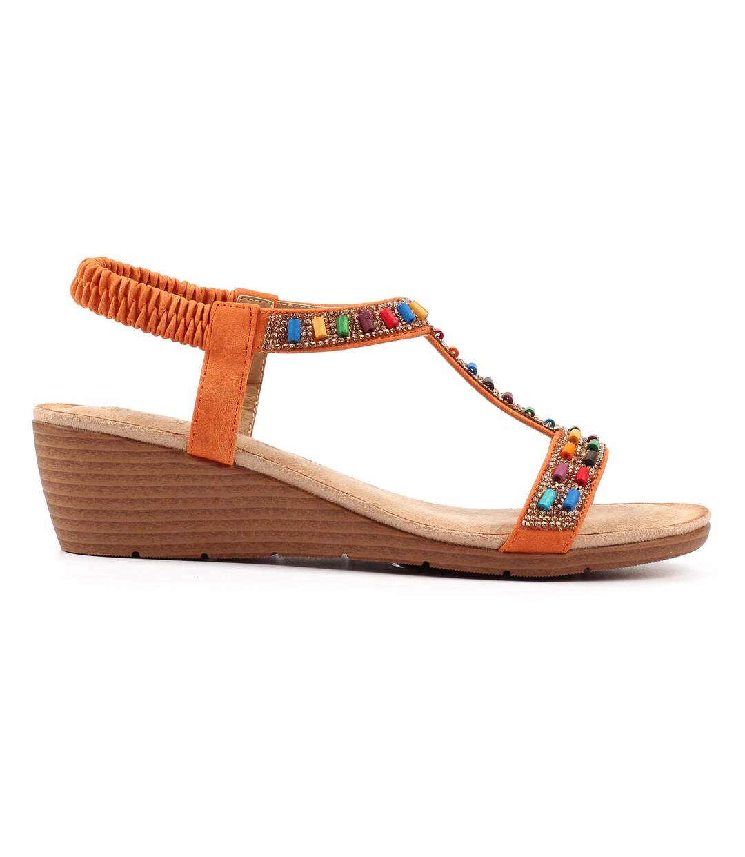 Sandales Reese Femme Orange Lunar-1