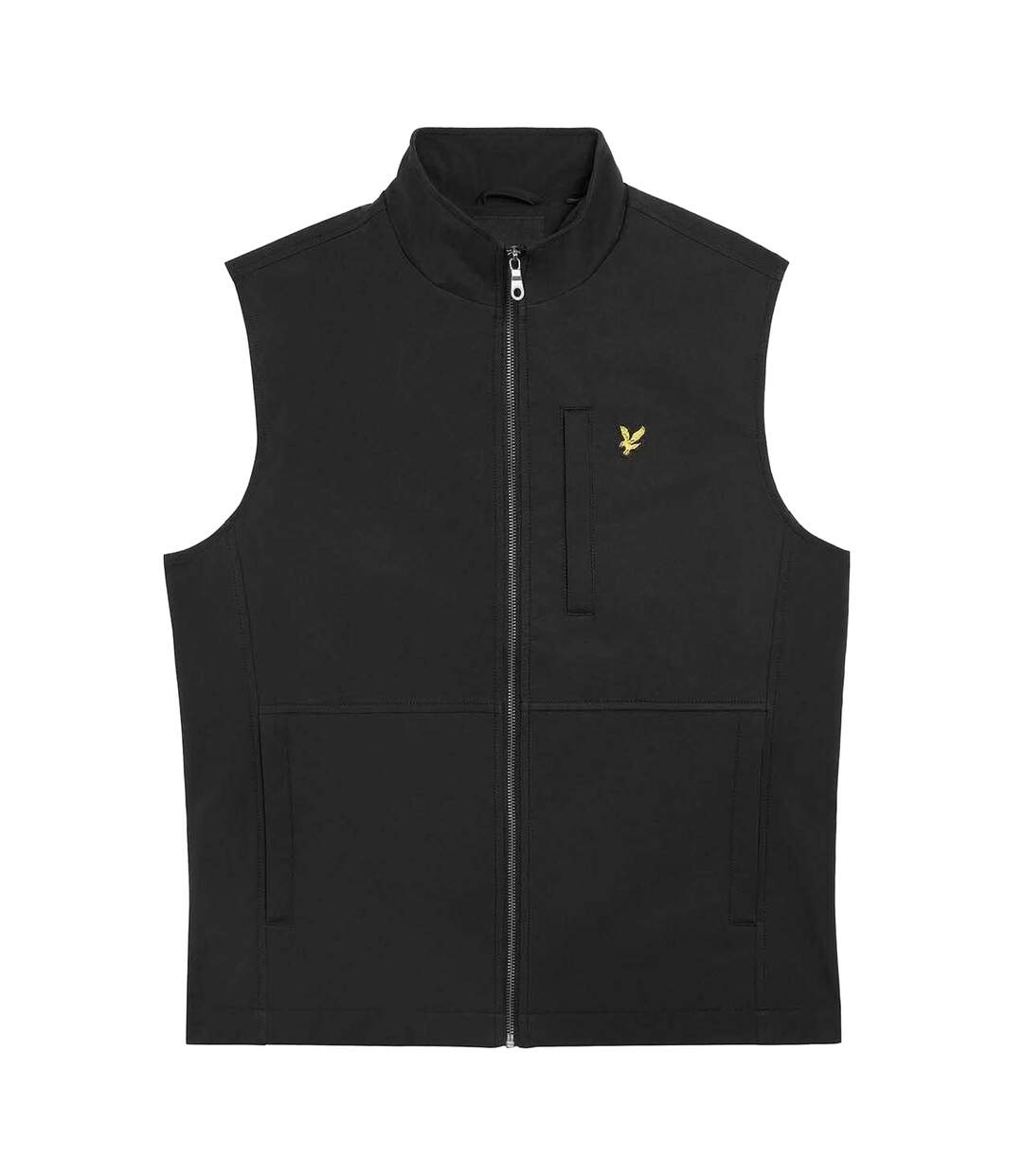 Mens Softshell Lightweight Gilet Black Lyle & Scott-2