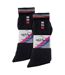 Chaussettes de sport blanches et noires pour homme par Sock Snob - 6 paires-2