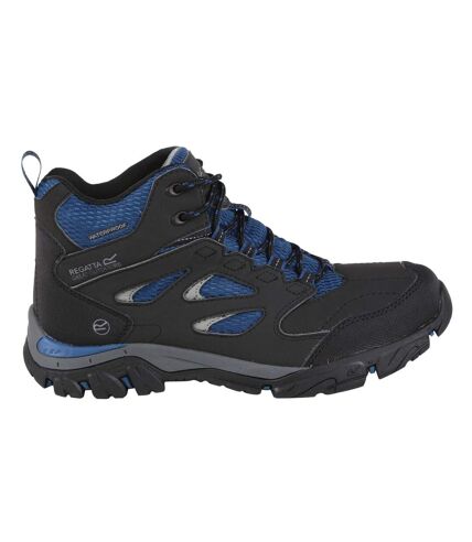 Womens/ladies holcombe iep mid hiking boots ash/blue opal Regatta