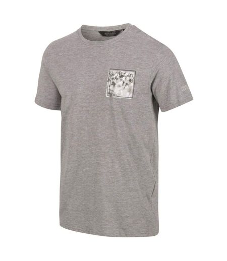 Regatta Mens Cline VI Marl Cotton T-Shirt (Gris argenté) - UTRG6844