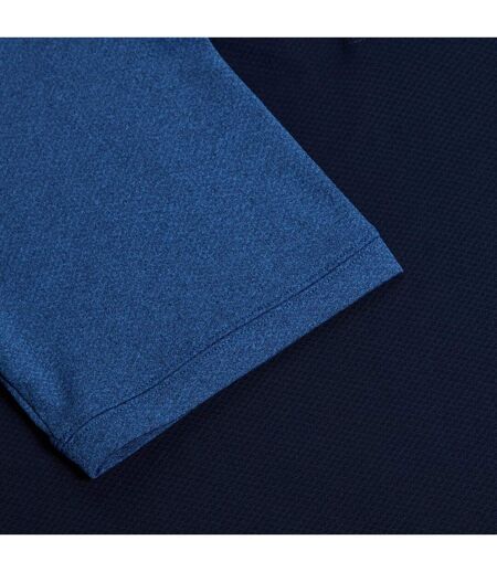 Mens Elite Polo Shirt Navy True Navy Marl Canterbury