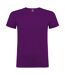 Mens Beagle Short-sleeved T-shirt Purple Roly-1