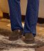Les Chaussons Suédine Doublée Sherpa-4