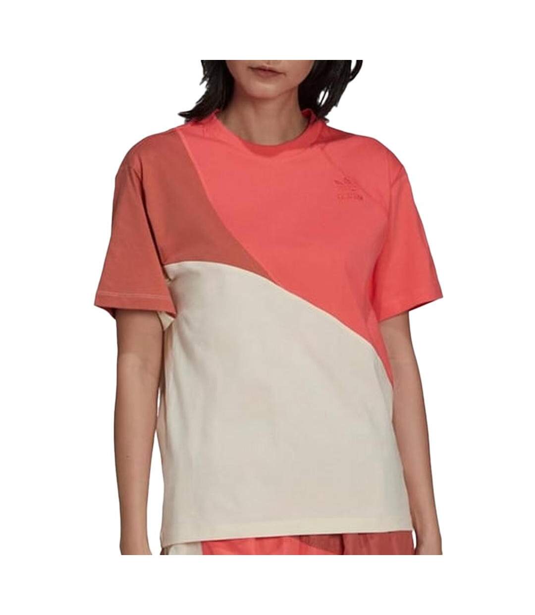 T-shirt rose femme adidas tee - l-1