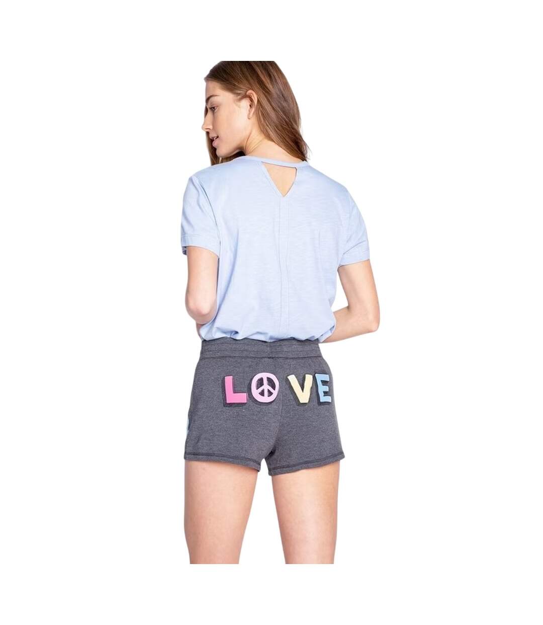 Womens/ladies Relaxed Fit Shorts Anthrazit PJ Salvage-3
