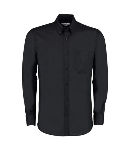Chemise Manches Longues Travail Homme Noir Kustom Kit