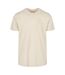 T-shirt Basic Homme Sable Build Your Brand-1