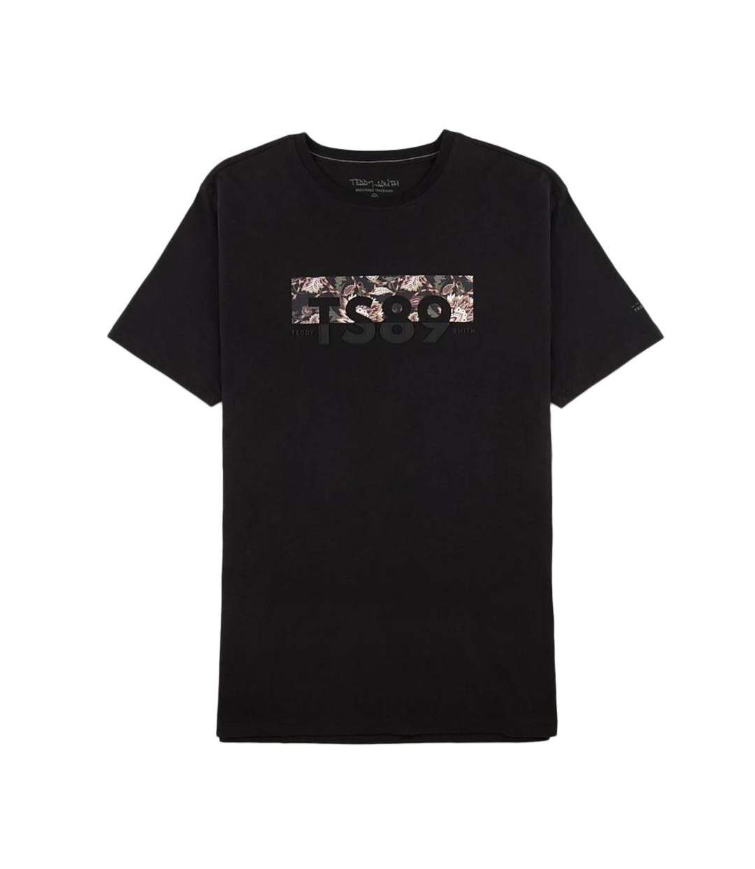 T-shirt Gris Foncé Homme Teddy Smith Tezio - L