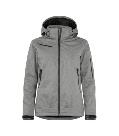 Womens/ladies Grayland Padded Jacket Anthracite Melange Clique